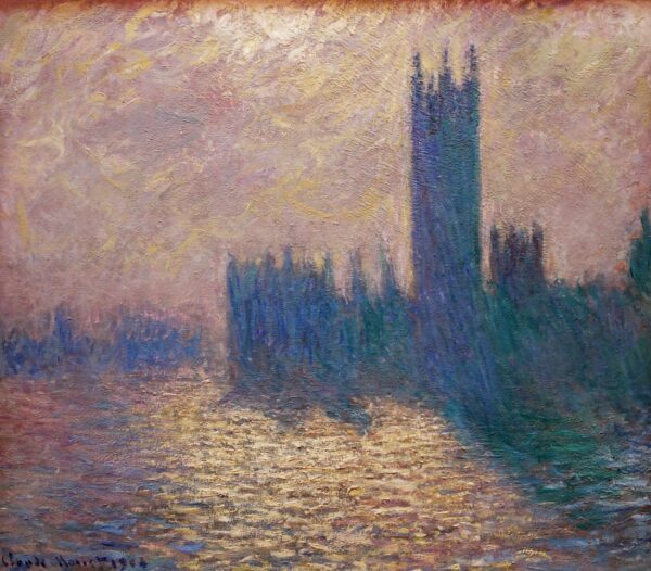 Le Parlement de Londres. Ciel d’orage (W 1605) – Claude Monet Claude Monet 70x70