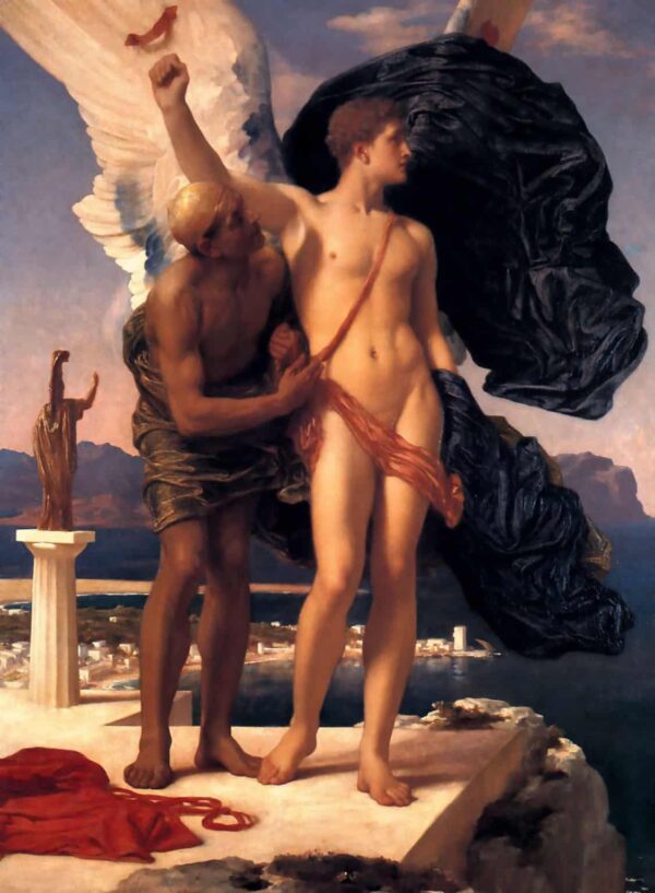 Icare et Dédale – Frederic Leighton Frederic Leighton 70x105