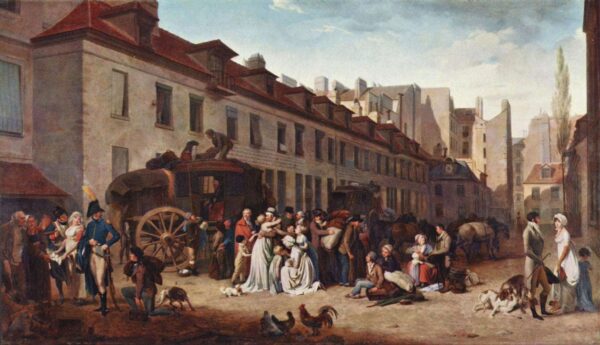 L’arrivée de la diligence – Louis Boilly Louis Boilly 120x70