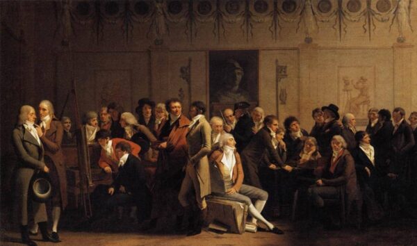 Les artistes dans l’atelier d’Isabey – Louis Boilly Louis Boilly 120x70