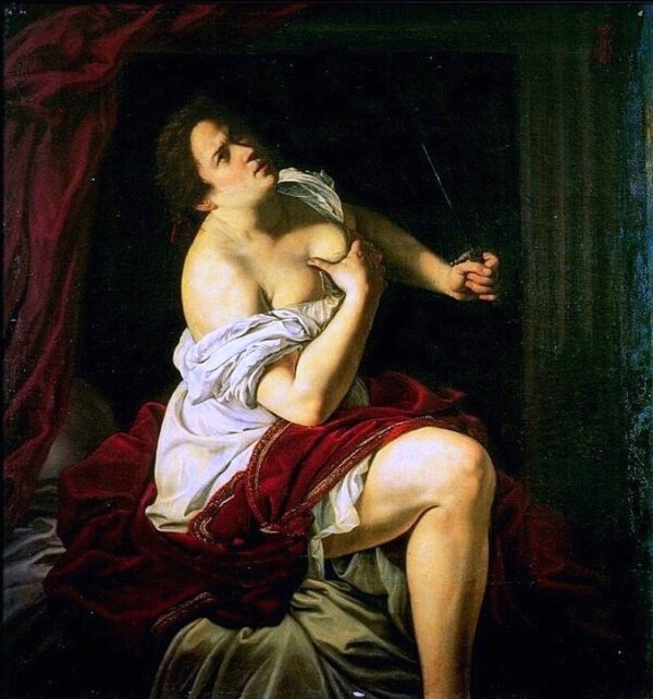 Lucrèce by Artemisia Gentileschi Artemisia Gentileschi 70x70