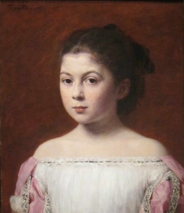 Portrait de Marie-Yolande de Fitz-James, 1867 – Henri Fantin-Latour Henri Fantin-Latour 70x85