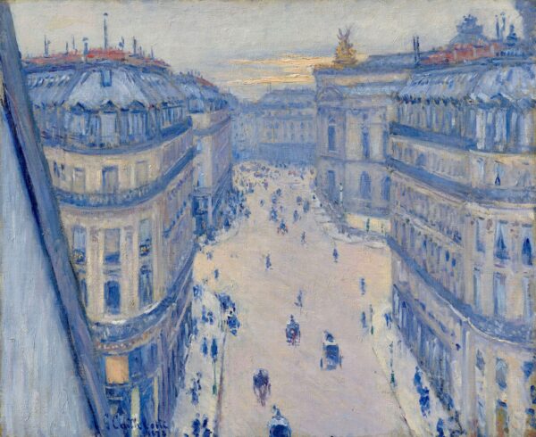 La rue Halévy vue du sixième étage – Caillebotte Gustave Caillebotte 85x75