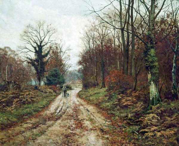 La route de l’automne (bois de Mitcham, Surrey) – Edward Wilkins Waite Edward Wilkins Waite 85x75