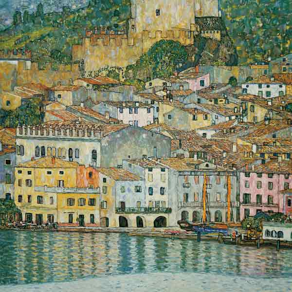 Malcesine sur le lac de Garde – Gustav Klimt Gustav Klimt 70x70