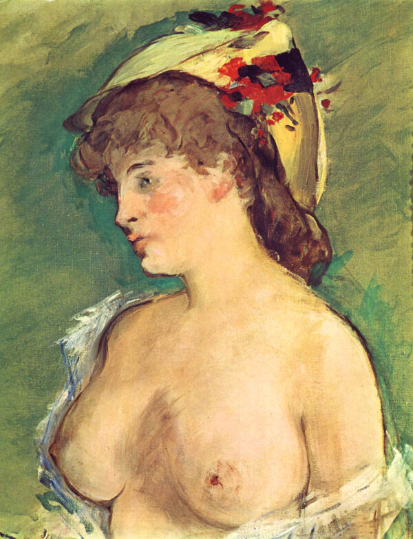 La blonde aux seins nus – Edouard Manet Édouard Manet 70x85