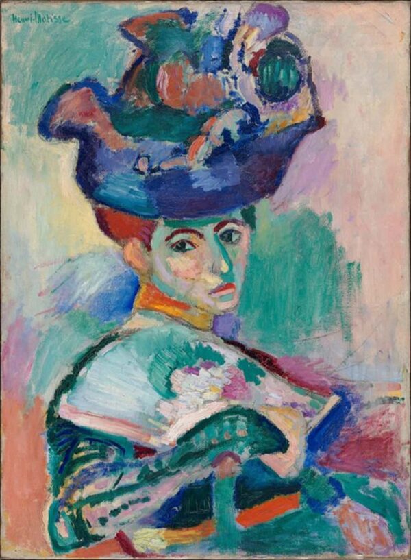 La femme au chapeau 1905 – Matisse Henri Matisse 70x105