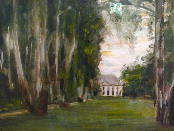 Jardin de Wannsee avec la villa – Max Liebermann Max Liebermann 85x75