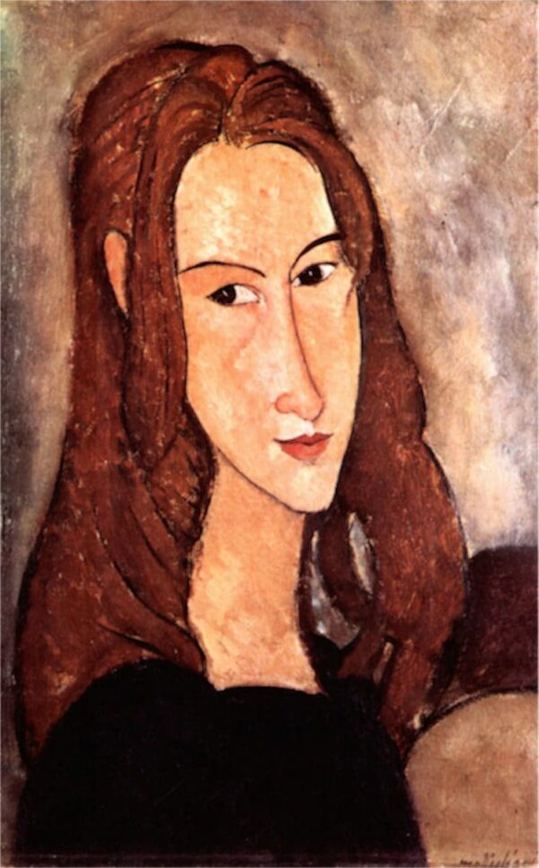 Tête de Jeanne Hébuterne vers la droite – Amedeo Modigliani Amedeo Modigliani 70x105