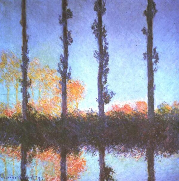 Les Peupliers – Claude Monet Claude Monet 70x70