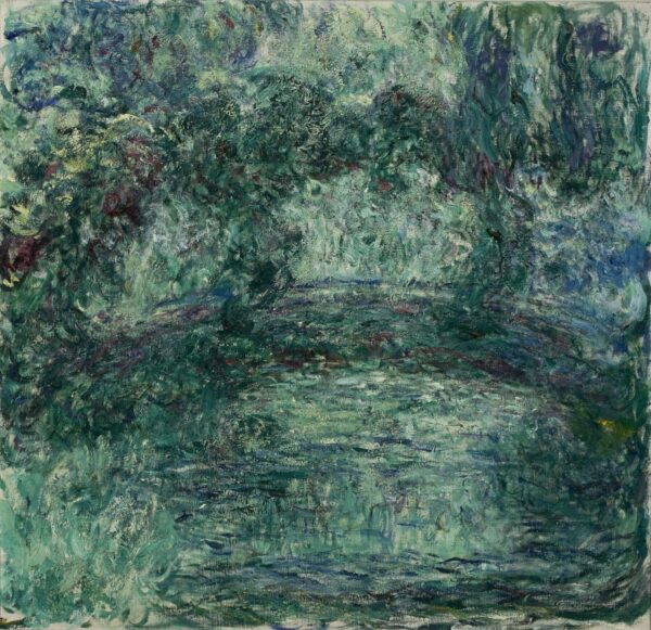 Le pont japonais sur l’étang des nénuphars à Giverny – Claude Monet Claude Monet 70x70