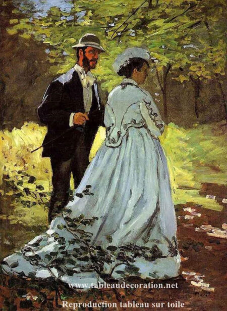 Les Promeneurs – Tableau Monet Claude Monet