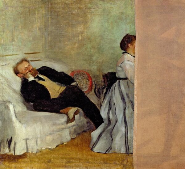 Édouard Manet et sa femme – Edgar Degas Edgar Degas 70x70