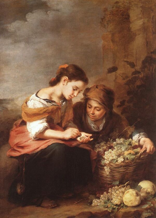 Le petit vendeur de fruits – Bartolomé Esteban Murillo Bartolomé Esteban Murillo 70x105