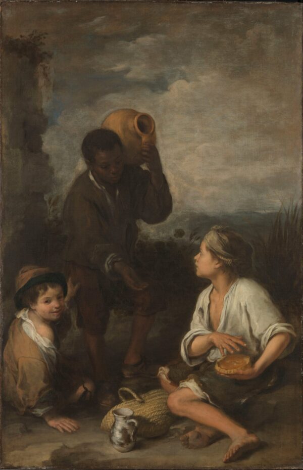 Trois garçons – Bartolomé Esteban Murillo Bartolomé Esteban Murillo 70x105