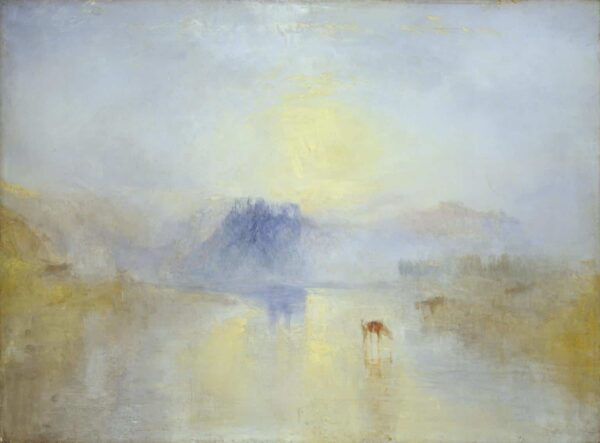 Lever de soleil sur le château de Norham – William Turner William Turner