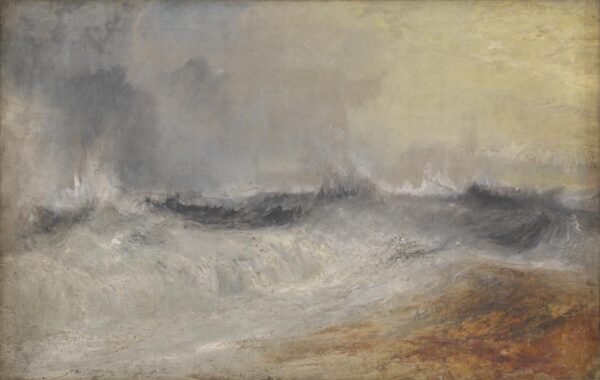 Les vagues se brisent contre le vent – William Turner William Turner