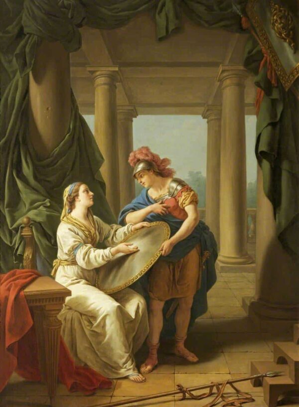 ‘La lacédémonienne’- Louis Jean François Lagrenée Louis Jean François Lagrenée 70x105