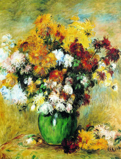 Fleurs dans un vase – Pierre-Auguste Renoir Pierre-Auguste Renoir 70x85