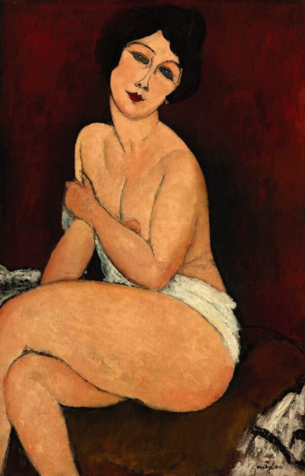 Nu assis sur un divan – Amedeo Modigliani Amedeo Modigliani 70x105