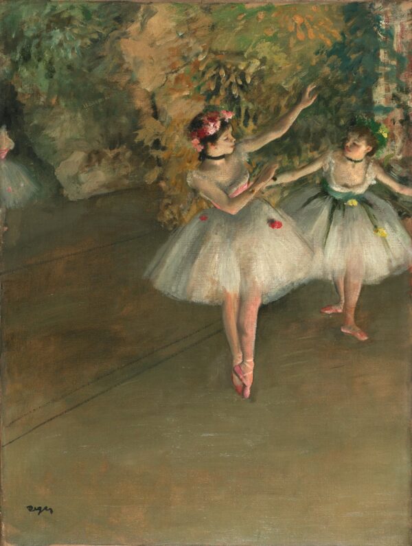 Deux danseurs sur scène – Edgar Degas Edgar Degas 70x85