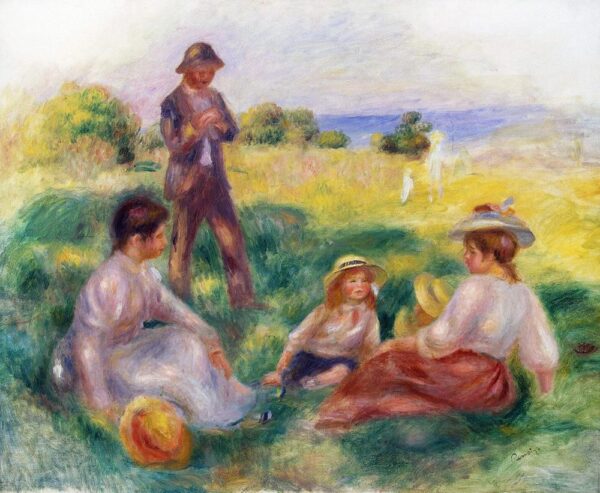 Fête à la campagne à Berneval – Pierre-Auguste Renoir Pierre-Auguste Renoir 85x75