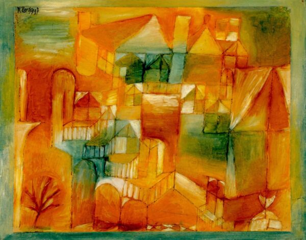 Façade couleur brune verte – Paul klee Paul Klee