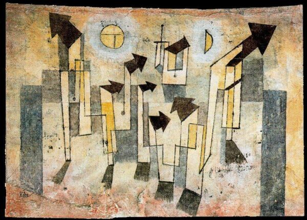 Peinture murale du temple de la nostalgie – Paul klee Paul Klee 105x70