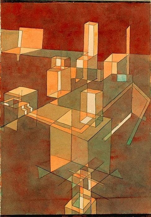 Ville italienne – paul klee Paul Klee 70x105