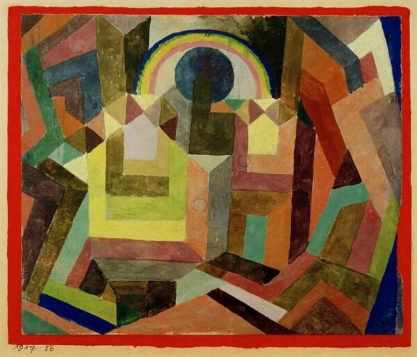 avec l’arc-en-ciel – paul klee Paul Klee 85x75