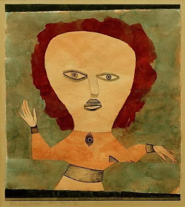 Acteur en femme, 1923 – Paul Klee Paul Klee 70x70