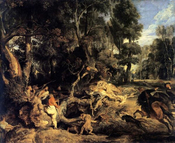 La chasse au sanglier – Peter Paul Rubens Peter Paul Rubens 85x75