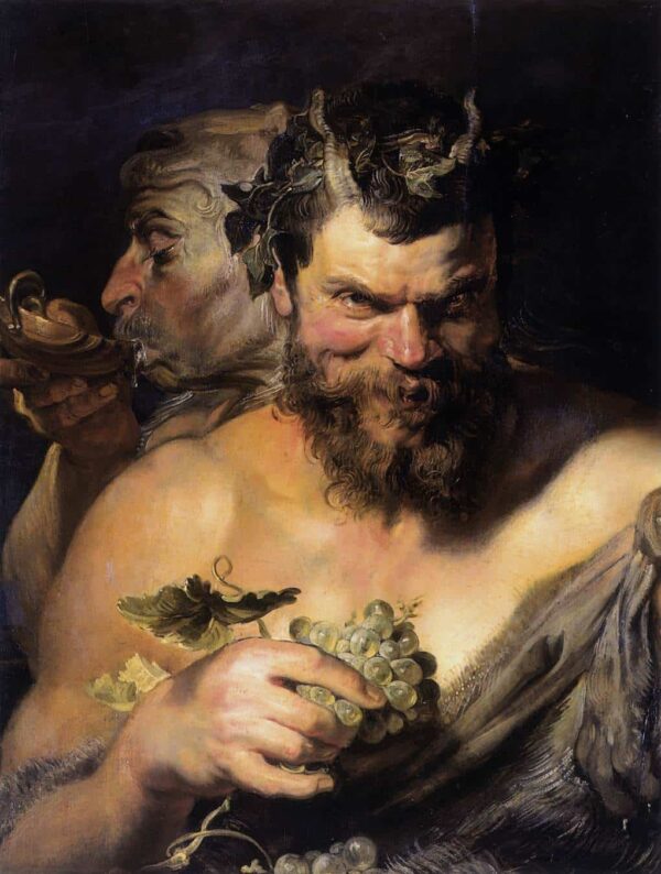 Deux Satyres – Peter Paul Rubens Peter Paul Rubens 70x85