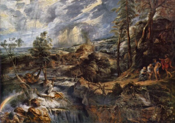 Paysage avec Philemon et Baucis – Peter Paul Rubens Peter Paul Rubens 105x70