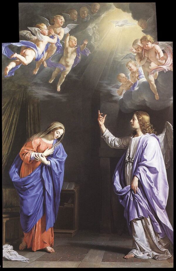 L’Annonciation – Philippe de Champaigne Philippe de Champaigne 70x105