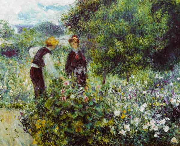 Cueillir des fleurs 1875 – Pierre-Auguste Renoir Pierre-Auguste Renoir 85x75