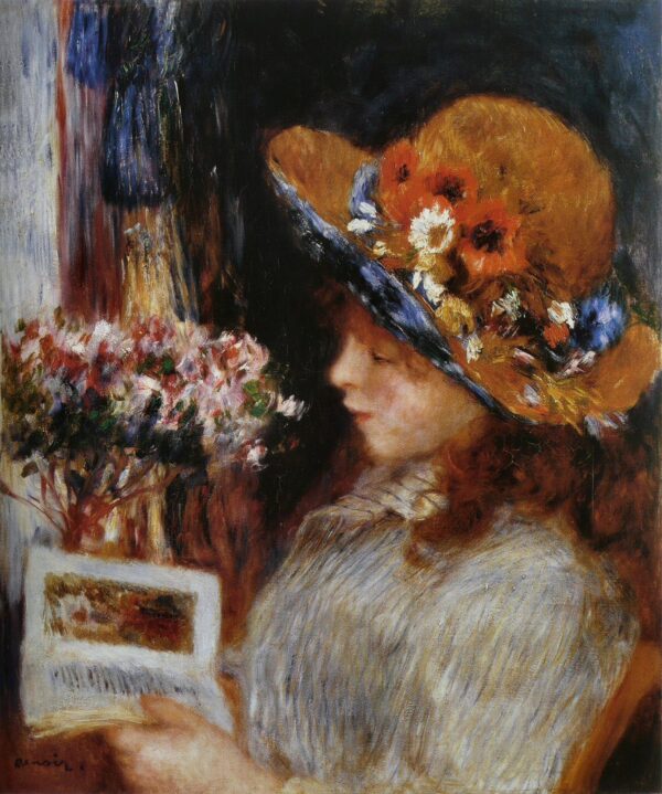 Fille lisant – Pierre-Auguste Renoir – Pierre-Auguste Renoir Pierre-Auguste Renoir 70x85