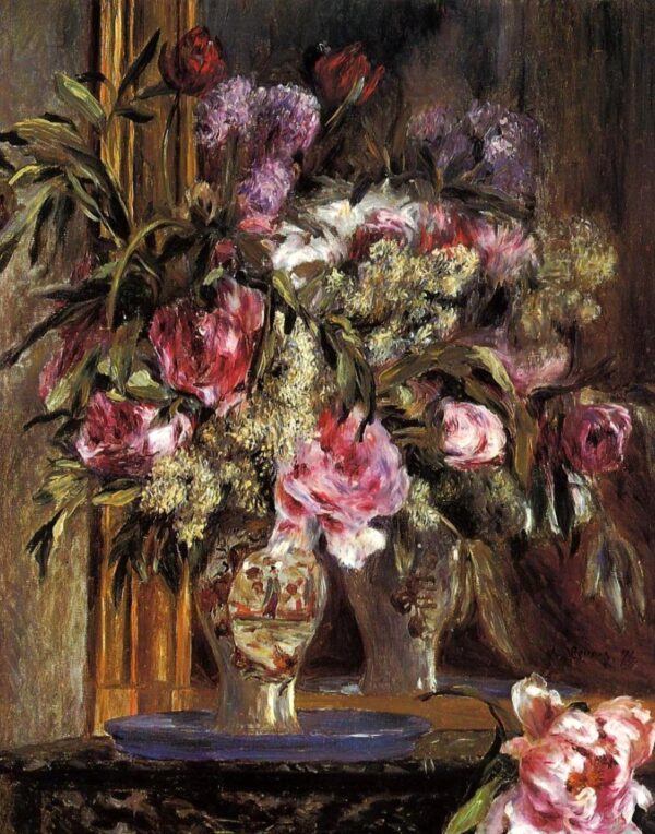 Vase de fleurs 1871 – Pierre-Auguste Renoir Pierre-Auguste Renoir 70x85