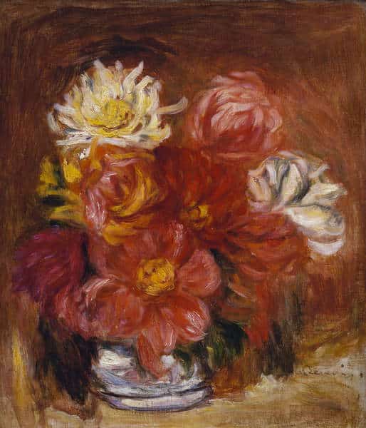 Dahlia, vers 1890 – Pierre-Auguste Renoir Pierre-Auguste Renoir 70x85