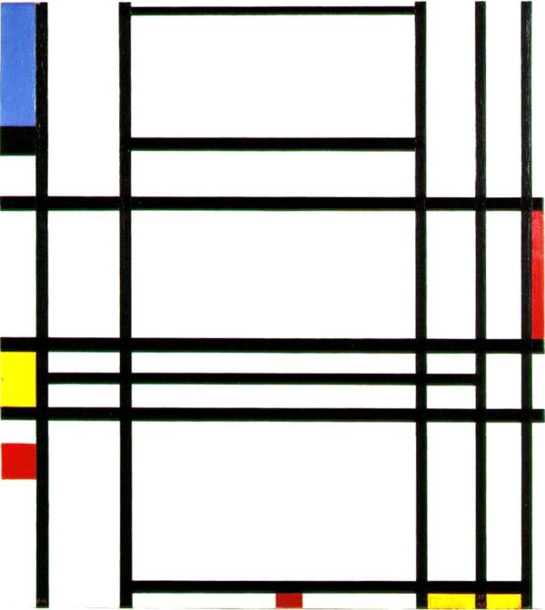 Composition n°10 – Mondrian Piet Mondrian 70x70