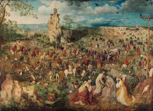 La procession au Calvaire – Pieter Brueghel l’Ancien Pieter Brueghel l'Ancien 105x70