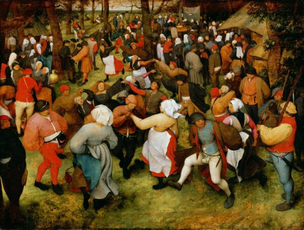 La danse du mariage – Pieter Brueghel l’Ancien Pieter Brueghel l'Ancien 85x75