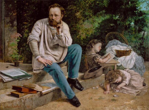 Proudhon et ses enfants – Gustave Courbet Gustave Courbet