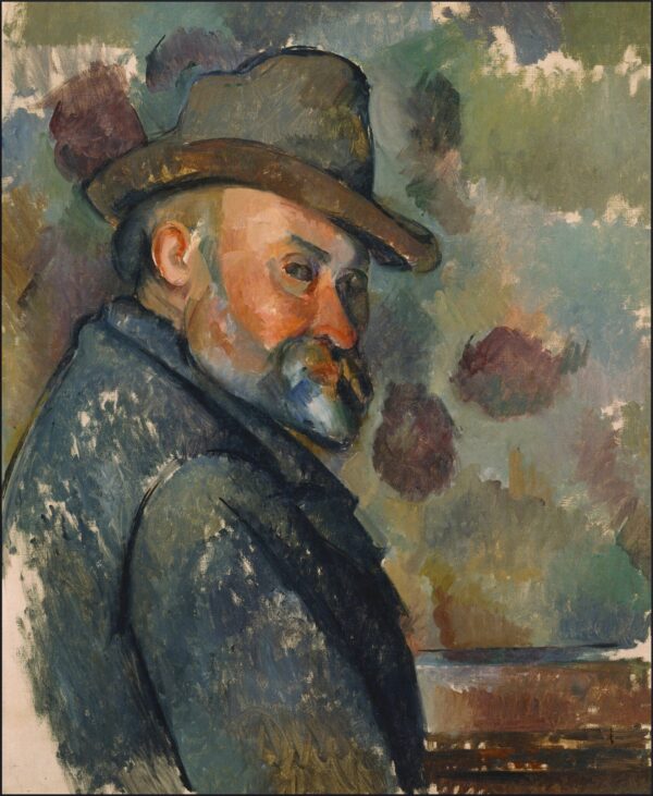 Autoportrait au chapeau – Paul Cézanne Paul Cézanne 70x85