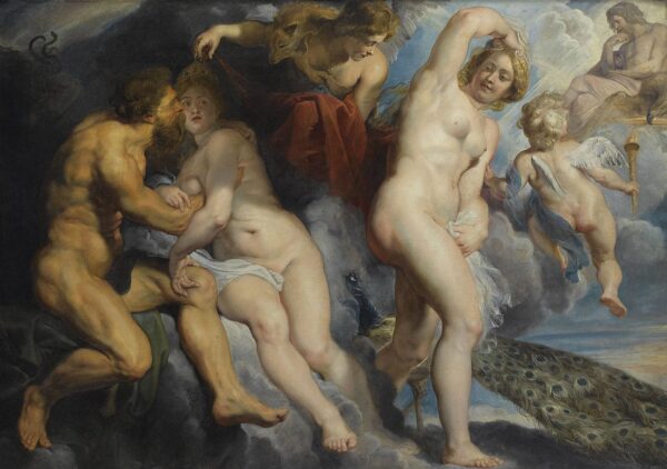 Ixion, roi des Lapithes, trompé par Junon qu’il voulait séduire – Peter Paul Rubens Peter Paul Rubens 105x70