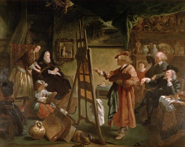 Rembrandt dans son atelier – Rembrandt van Rijn Rembrandt van Rijn 85x75