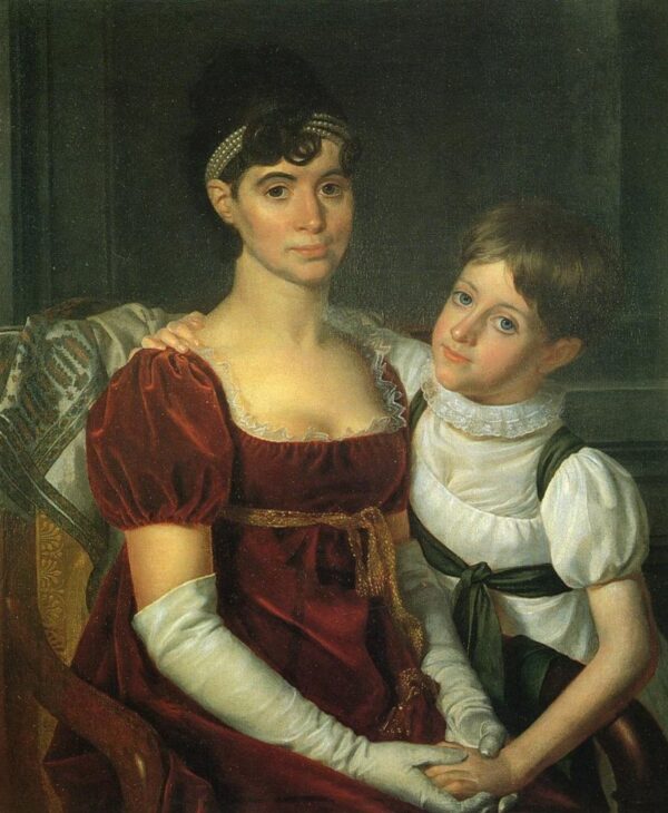 Alida Livingston Armstrong et sa fille – Rembrandt Peale Rembrandt Peale 70x85