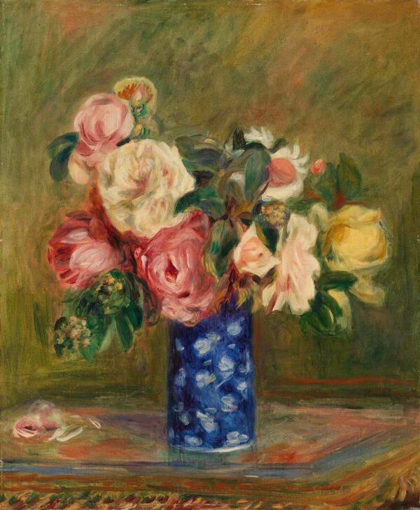 Un bouquet de roses – Pierre-Auguste Renoir Pierre-Auguste Renoir 70x85