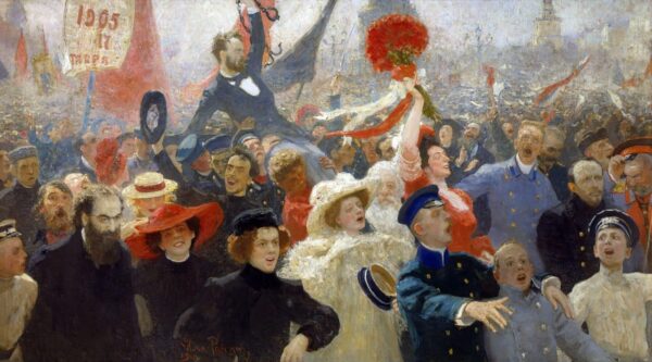 Manifestation du 17 octobre 1905 – Ilya Repin Ilya Repin 120x70