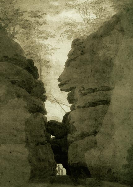 Porte du rocher – Caspar David Friedrich Caspar David Friedrich 70x105